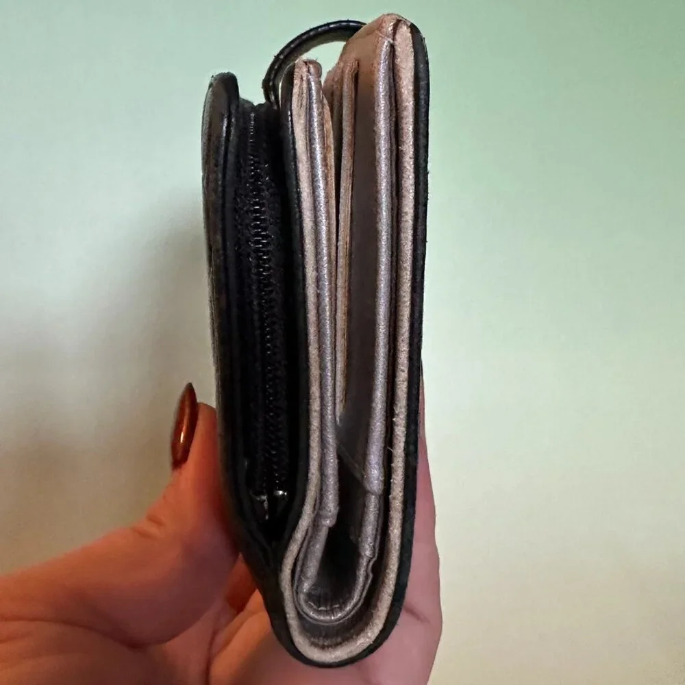 CHANEL Camellia Embossed Floral Zip Wallet - Picture 10 of 12